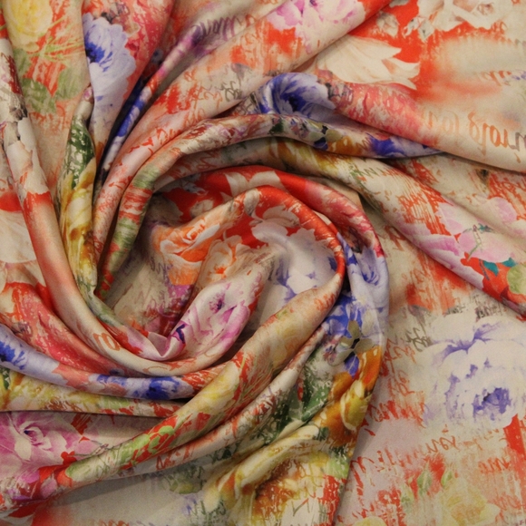 Floral Scarf - Picture 1 of 2